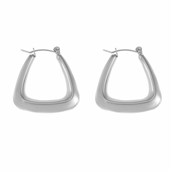 Women's 316L Stainless Steel Ushaped Electroplated Fashion Earrings