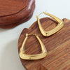 Women's 316L Stainless Steel Ushaped Electroplated Fashion Earrings