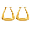 Women's 316L Stainless Steel Ushaped Electroplated Fashion Earrings