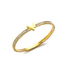 Women's Titanium Steel Vshaped Star Bracelet With Vacuum Plating Electroplating Fashion Light Luxury Jewelry