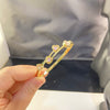 Women's Titanium Steel Zircon Bracelet Plated With 18K Gold Color Electroplated Waterproof Commuter Allmatch