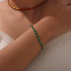 Women's 316L Stainless Steel Zircon Geometric Pattern Light Luxury Style Necklace
