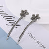 Women's Trendy Headwear Alloy Word Clip Hairpin With Electroplating Treatment