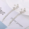 Women's Trendy Headwear Alloy Word Clip Hairpin With Electroplating Treatment