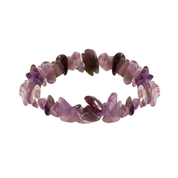 Women's Turquoise Geometry Elastic Bracelet Natural Crystal Beaded Wholesale Jewelry