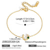 Women's Ushaped Horseshoe Anchor And Rudder Jewelry Set With Necklace Bracelet And Earrings In Plated Titanium Steel And Stainless Steel