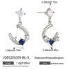 Women's Ushaped Horseshoe Anchor And Rudder Jewelry Set With Necklace Bracelet And Earrings In Plated Titanium Steel And Stainless Steel