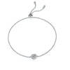 Women's Versatile Bubble Bracelet 925 Sterling Silver Moissanite Geometric Design Jewelry