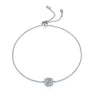 Women's Versatile Bubble Bracelet 925 Sterling Silver Moissanite Geometric Design Jewelry