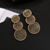 Women's Vintage Geometric Alloy Statement Earrings Retro Fashion Jewelry For Versatile Everyday Styling