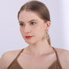 Women's Vintage Geometric Alloy Statement Earrings Retro Fashion Jewelry For Versatile Everyday Styling