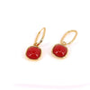 Women's Vintage Geometric Copper Earrings With Electroplated Finish Wholesale Fashion Jewelry