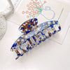 Women's Vintage Geometric Handmade Pvc Hair Grab Clip Jewelry Hair Accessories