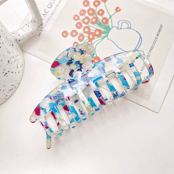 Women's Vintage Geometric Handmade Pvc Hair Grab Clip Jewelry Hair Accessories