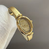 Women's Vintage Medieval Style Ovalshaped Metal Strap Stainless Steel Buckle Watch