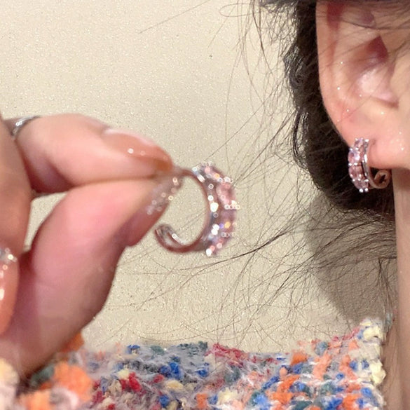 Women's Vintage Pearl Earrings With 925 Silver Needles Alloy Material Geometric Heart Bow Star Shape Electroplating