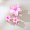 Women's Vintage Style Plumeria Flower Hair Clip Ps Material Baking Paint Process