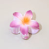 Women's Vintage Style Plumeria Flower Hair Clip Ps Material Baking Paint Process
