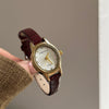 Women's Watch Alloy Case Copper Strap Oval Dial Medieval Style