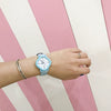 Women's Watch Alloy Case Genuine Leather Strap Rhombus Dial Fashion Simple Casual