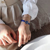 Women's Watch Alloy Case Imitation Leather Strap Round Dial Leisure Style