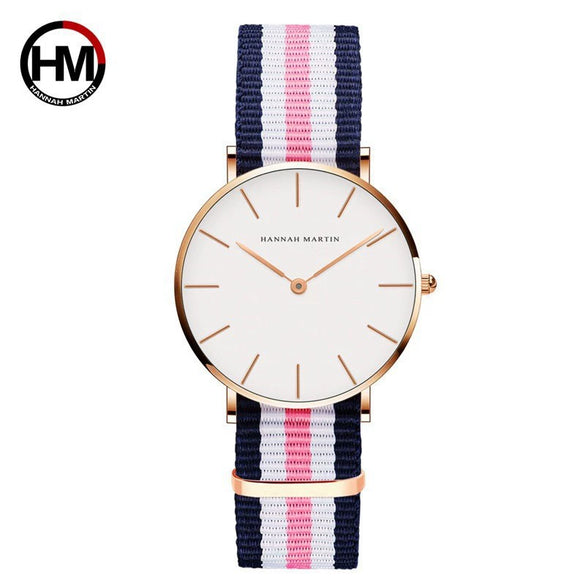 Women's Watch Alloy Case Stainless Steel Clasp Pu Strap Round Dial Simple Fashion Waterproof