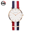 Women's Watch Alloy Case Stainless Steel Clasp Pu Strap Round Dial Simple Fashion Waterproof