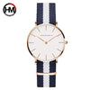 Women's Watch Alloy Case Stainless Steel Clasp Pu Strap Round Dial Simple Fashion Waterproof