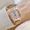 Women's Watch Alloy Stainless Steel Barrel Dial Retro Simple Elegant Leisure Style