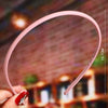 Women's Wavy Frosted Resin Hair Hoop Headband Solid Color Nonslip Hairband Handmade Simple Everyday Hair Accessory