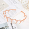 Women's Wavy Headband Pc Material Baking Paint Process