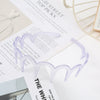 Women's Wavy Headband Pc Material Baking Paint Process