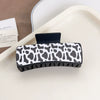 Women's Western Cowboy Style Handmade Plastic And Resin Playing Card Printed Shark Clip Hair Accessories