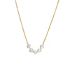 Women's Wholesale Stainless Steel Necklace With Geometric Pattern And Pvdp Furnace Real Gold Treatment