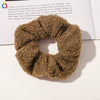 Women's Wool And Cloth Handmade Striped Large Intestine Hair Ring Hair Accessories