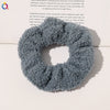 Women's Wool And Cloth Handmade Striped Large Intestine Hair Ring Hair Accessories