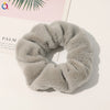 Women's Wool And Cloth Handmade Striped Large Intestine Hair Ring Hair Accessories
