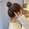 Women's Wool Handmade Simple Geometric Hair Accessories Hair Rope With Large Bow