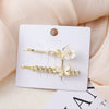 Women's Zinc Alloy Electroplated Casual Fashion Side Clip Hair Accessory With Sweet Girl Style And Plants Flowers Design