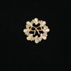 Women's Zinc Alloy Geometric Bow Diamondstudded Electroplated Fashion Collar Pin Brooch