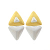 Women's Zinc Alloy Geometric Exaggerated Light Luxury Electroplated Triangle Earrings