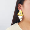 Women's Zinc Alloy Geometric Exaggerated Light Luxury Electroplated Triangle Earrings