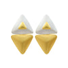 Women's Zinc Alloy Geometric Exaggerated Light Luxury Electroplated Triangle Earrings