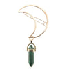 Women's Zinc Alloy Geometric Moon And Hexagonal Pendant Hairpin Retro Minimalist Hair Accessory