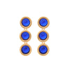 Women's Zinc Alloy Geometric Pendant Earrings With Diamond Design And Processing