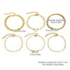 Women's Zinc Alloy Simple Multilayer Bracelet With Bow Drop Shape Star Geometric Animal Zodiac Letter Number Text Patterns And Electroplating Treatment