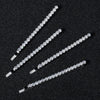Women's Zircon Rhinestone Side Hair Clip Metal Bangs Hairpin Elegant Diamond Design Luxury Daily Headwear Accessory