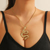 Women's Zodiac Dragon Pendant Necklace Zinc Alloy Ochain Electroplating Simple Geometric Style