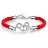 Women's Zodiac Mouse S925 Sterling Silver Electroplated Bracelet Jewelry