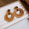 Wooden Geometric Handmade Bohemian Vintage Earrings